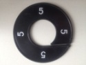 Maatringen 9cm zwart